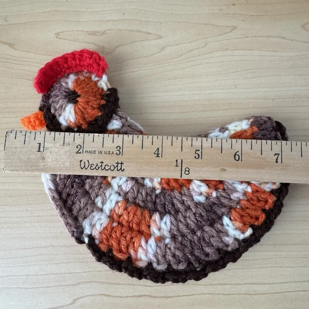 Vtg Chicken Shaped Potholders Set o2 Cottagecore Farmhouse Kitchen Handmade‎ New
